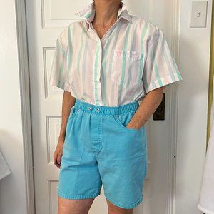 Vintage 80s outfit - Bobbie Brooks shorts & Paris Sport Club shirt